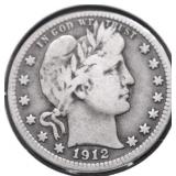 1912 BARBER QUARTER F