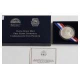 FIRST FLIGHT SILVER DOLLAR W BOX PAPERS