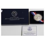 US MILTARY SILVER DOLLAR W BOX PAPERS