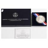 LAW ENFORCEMENT SILVER DOLLAR W BOX PAPERS
