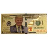 ..9999 GOLD FOIL 1000 TRUMP DOLLAR