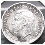 1943 AUSTRALIA FLORIN VF