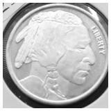 1/4 OZ  .999 SILVER ROUND