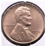 1958 GEM BU RED LINCOLN CENT