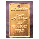 2.5 GRAMS .999 GOLD BAR