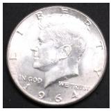 1964 CHOICE BU KENNEDY HALF DOLLAR