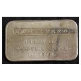 VINTAGE 1 OZ .999 SILVER ENGELHARD BAR