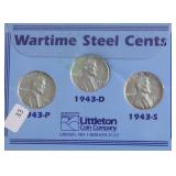 WARTIME STEEL CENTS CH BU