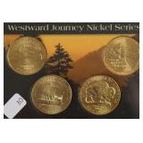 WESTWARD JOURNEY NICKEL SET GOLD PLATED