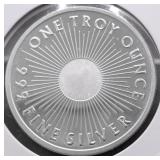 1 OZ .999 SILVER ROUND