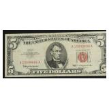 5 DOLLAR U S LEGAL TENDER VF