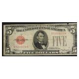 5 DOLLAR U S LEGAL TENDER VF