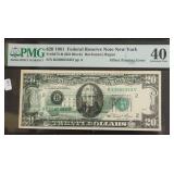 PMG XF 40 MINT ERROR OFFSET PRINTING