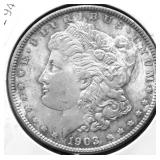1903 MORGAN DOLLAR AU