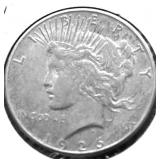 1926 S PEACE DOLLAR VF