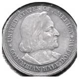 1893 COLUMBIAN EXPO HALF DOLLAR XF