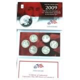 2009 SILVER PROOF QUARTER SET