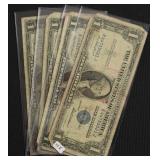 6 SILVER CERTIFICATES