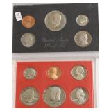 1983/1980 PROOF SETS NO BOX