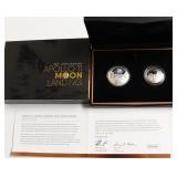 .9999 SILVER APOLLO MOON LANDING AUSTRALIA SET NIC