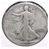 1942 WALKING HALF DOLLAR VG