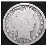 1896 BARBER QUARTER G