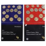 2011 MINT SET P D MINTS