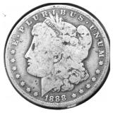 1888 O MORGAN DOLLAR VG