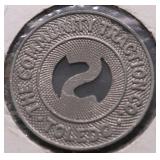 TOLEDO OHIO TRANSIT TOKEN XF