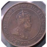 1907 CANADA LARGE CENT XF