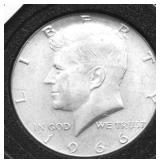 1966 CHOICE BU KENNEDY HALF DOLLAR