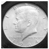1964 CHOICE BU KENNEDY HALF DOLLAR
