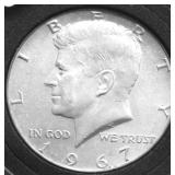 1967 CHIICE BU KENNEDY HALF DOLLAR