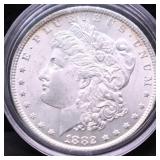 1882 CHOICE BU MORGAN DOLLAR