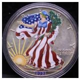 COLORIZED SILVER EAGLE