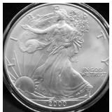 2000 SILVER EAGLE GEM