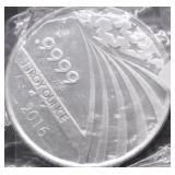 1 OZ .999 SILVER ROUND