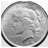 1923 CHOICE BU PEACE DOLLAR