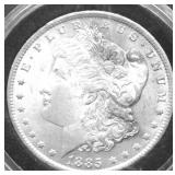 1885 O CHOICE BU MORGAN DOLLAR