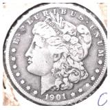 1901 O MORGAN DOLLAR VG