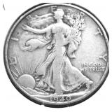 1940 S WALKING HALF DOLLAR XF
