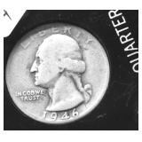 1946 WASHINGTON QUARTER VG