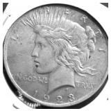 1923 PEACE DOLLAR XF