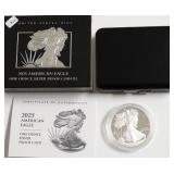 2015 PROOF SILVER EAGLE W BOX PAPERS