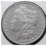 1900 MORGAN DOLLAR AU