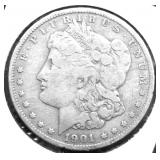 1901 O MORGAN DOLLAR VG
