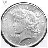 1923 CHOICE BU PEACE DOLLAR