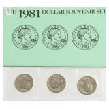 1981 SBA DOLLAR SET