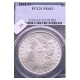 1884 O PCGS MS63 MORGAN DOLLAR