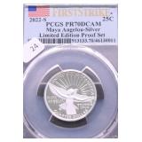 2022 S PCGS PF70DC SILVER QUARTER